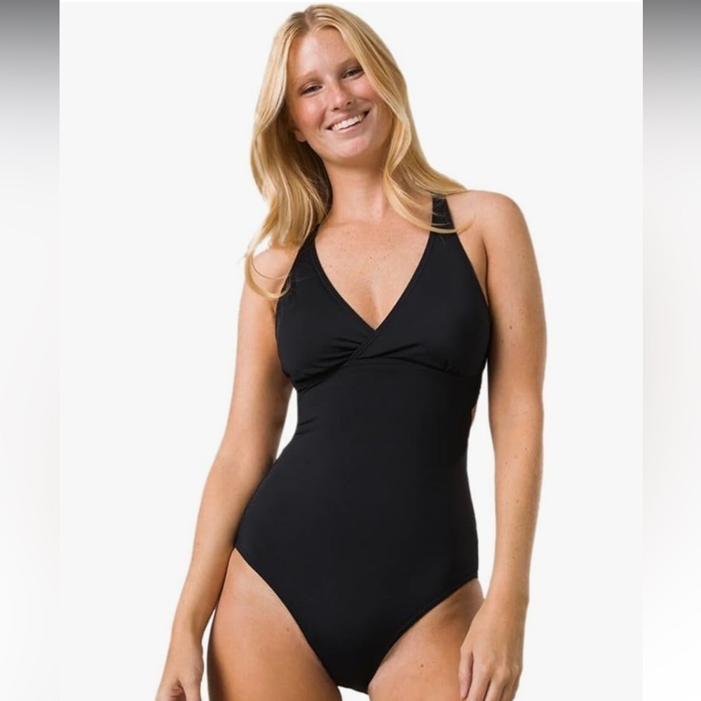 PRANA -Atalia One-Piece Swimsuit- black , size medium